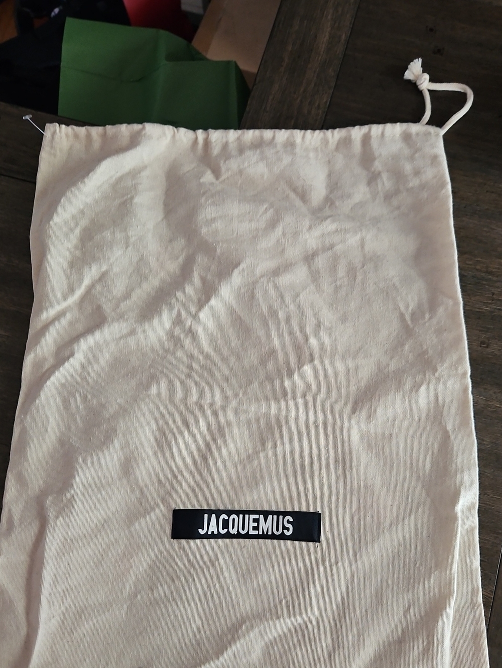Jacquemus Beige Drawstring Dust Bag
